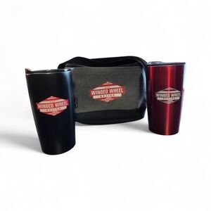 Red WIngs- Winged Wheel Nation Insualted Tumbler Duo with Insualted Lunch Bag